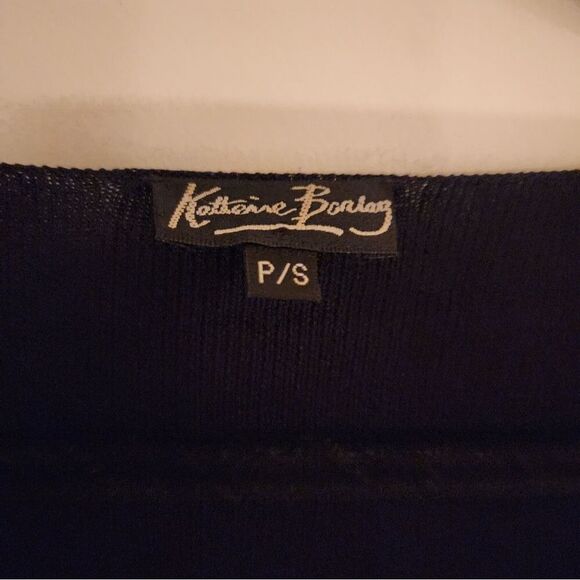 Stretchy black and white button up cardigan sweater SP - Picture 4 of 5